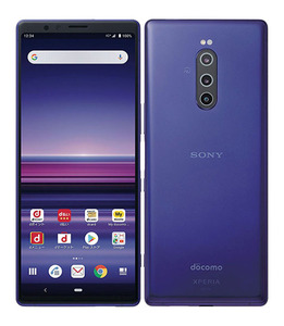 Xperia 1 SO-03L[64GB] docomo パープル【安心保証】