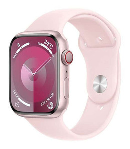 Series9[45mm セルラー]アルミニウム ピンク Apple Watch MRMK…
