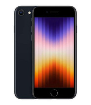 iPhoneSE 第3世代[64GB] SB/YM MMYC3J ミッドナイト【安心保証】_画像1