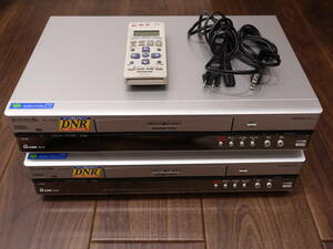 パナソニック（Panasonic）S-VHS　VCR（ビデオカセットレコーダー）NV-SV120（2003年製）2台セット　基本動作確認済み　使用頻度極少