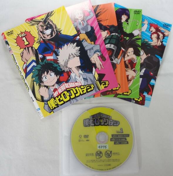 送料無料　レンタル落ち中古DVD　僕のヒーローアカデミア　全5巻セット