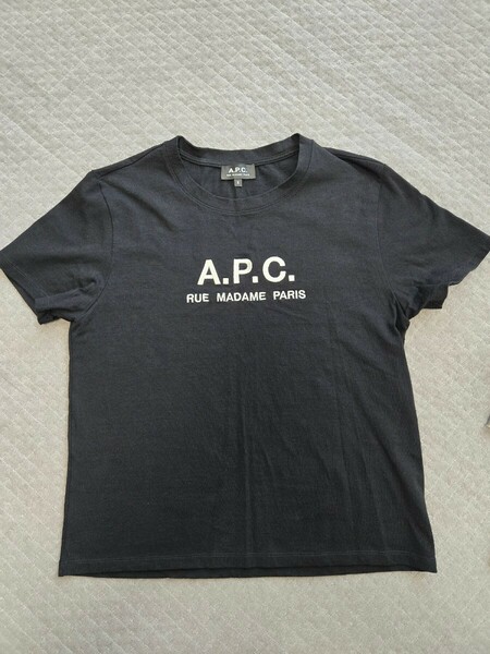 アーペーセー　A.P.C.　Tシャツ　ブラック黒