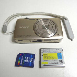 中古 SONY Cyber-shot DSC-WX30 1620万画素CMOS/光学x5 ゴールド