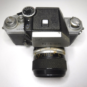 中古 Nikon F フォトミックFTN 一眼レフ/レンズ Micro-NIKKOR-P Auto 1:3.5 f=55mm Nippon Kogaku Japan/レンズフィルター 発送60サイズの画像3