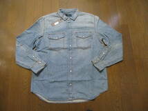 ☆DIESEL/ディーゼル☆未使用 D-ROOKE CAMICIA デニムシャツ サイズ：L _画像3