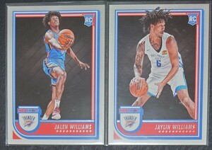 【RC2枚セット】【2022 Thunder RC】2022-23 Hoops Jalen Williams RC Base & Jaylin Williams RC Base