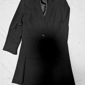 フォーマル レディース スーツ 9号 薄手 黒
