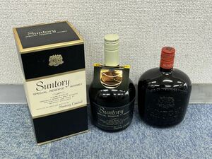 1円～【未開栓】SUNTORY サントリー スペシャルリザーブ 特級 ウイスキー 760ml 43% ブレンド オブ チョイス ウイスキー 古酒 希少 2点 