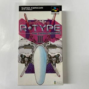 SFCソフト★SFC R-TYPE III THE THIRD LIGHTNING 箱 取説付き スーパーファミコン アールタイプ3 irem