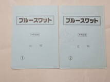 薄251★ブルースワット 台本 辻組 1+2 2冊　表紙・裏表紙に書込み有_画像1