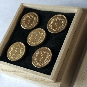 * 5 sheets new 5 jpy gold coin Meiji 30 year,36 year, Taisho 2 year, Taisho 13 year, Showa era 5 year tree boxed 