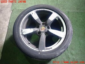 1UPJ-96879043]ポルシェ・ケイマン 2010y(987MA120)タイヤ　ホイール　1本(3) 265/40ZR18 中古