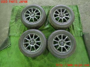 1UPJ-98079025]プリウス(ZVW51)タイヤ　ホイール　社外 4本セット 195/65R15 中古