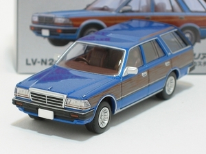 LV-N244a 日産グロリアワゴンV20E GL （青/木目） （1/64スケール ダイキャスト トミカリミテッドヴィンテージNEO 315186）