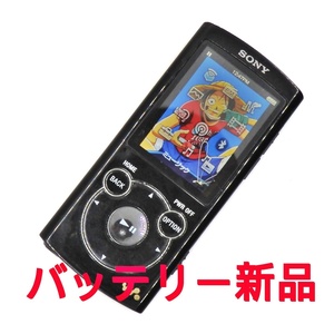 バッテリー新品　動作良好　ウォークマン　NW-S764　8GB　Bluetooth　ブラック