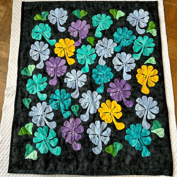新品 ステンドグラス風 タペストリー ハンドメイド
