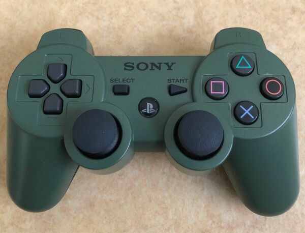 PS3 純正 コントローラー　DUALSHOCK3 USB充電ケーブル付　分解整備済み動作品