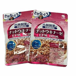 ナットウキナーゼ EPA DHA ×2袋　小林製薬♪ Y4