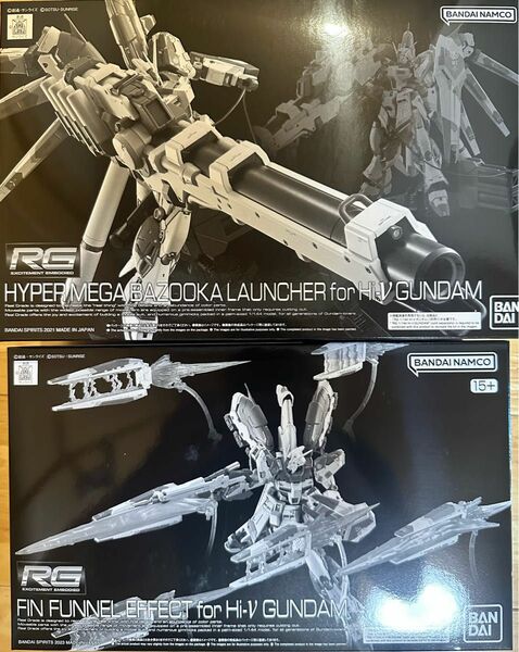 ＲＧ 1/144 Hi-νガンダム用 フィン・ファンネルエフェクト　ハイパー・メガ・バズーカ・ランチャー　セット　 ガンプラ