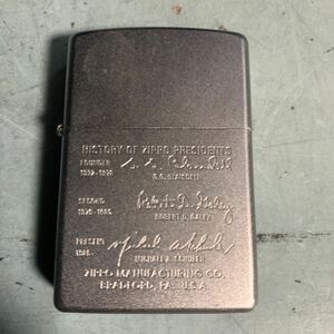 ZIPPO ジッポー Zippo HISTORY OF ZIPPO PRESIDENTS 2000 ライター BRADFORD.PA MADE IN U.S.A オイルライター (9760)