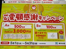 懸賞 応募 マルちゃん セブン＆アイ 共通商品券 3000円分 選べるギフト 当たる バーコード ハガキ_画像2