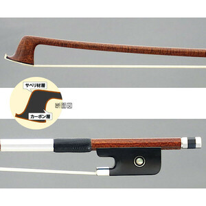  new goods free shipping ru*karubo-nBVO-202CBW viola bow wood grain carbon bow Le Carbone prompt decision 