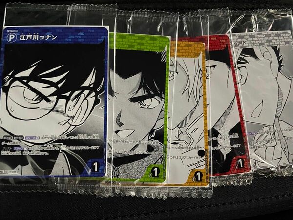 名探偵コナン　セブンイレブン　カードゲーム　服部平次　怪盗キッド　赤井秀一　バーボン　降谷零　安室透　プロモ　フルコンプリート