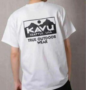 ホワイトWEB限定 KAVU×FREAK'S STORE/カブー Tシャツ M