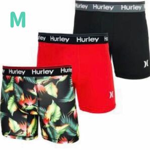 数量限定 Hurley ハーレー ボクサーパンツ 吸汗速乾 Mサイズ 2枚組
