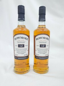 未開栓 BOWMORE 12年 ボウモア ウイスキー 40% 350ml SCOTCH WHISKY 古酒 ④Lh3.20