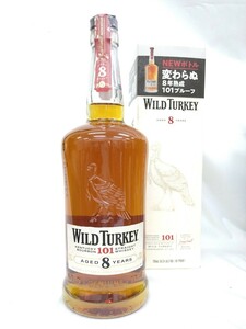 未開栓 WILD TURKEY ワイルドターキー 8年 700ml 50.5% BOURBON WHISKY バーボン ウイスキー 古酒 Lh4.10