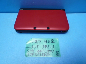 L013 任天堂　ニンテンドー３DS　LL　レッド＆ブラック　ポケムーバー　ダウンロード済み　SPR-001