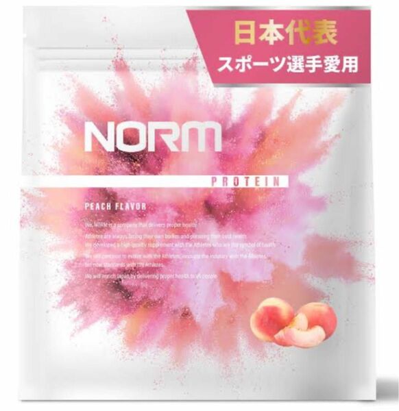 NORM プロテイン 1kg（1000g）ピーチ味 1袋