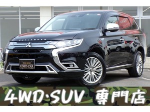 アウトランダーPHEV 2.4 G 4WD 1オーナー BIGXナビ BT TV Bカメラ 半革席