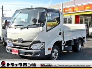 トヨエース 2トン平ボディ垂直式パワーゲート 衝突軽減ブレーキ　車線逸脱警報　5MT