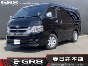 ハイエースバン 2.7 スーパーGL ダークプライムII ワイド ミドルルーフ ロングボディ 4WD モデリスタエアロ/フリップダウンモニター