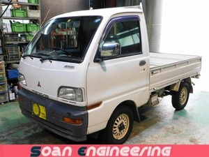 Minicab Truck 660 TD 三方開 4WD Authorised inspection8/5 5速MT 4駆 鉄チンWheels Air conditioner