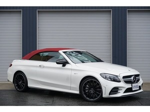 Cクラスカブリオレ C43 4マチック 4WD 後期 赤革 赤幌 レーダーPKG ブルメスター