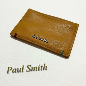 ポールスミス Paul Smith レザーパスケース 定期入れ メンズ ビジネス ファッション スーツ 結婚式 プレゼント 誕生日 マルチストライプ