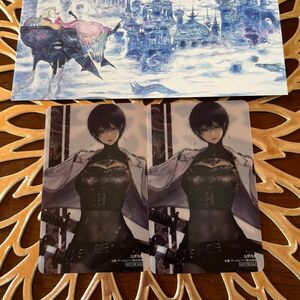 皐月恵　クリアカード 2枚 オマケ…オリジナルカード