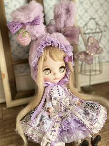  Blythe наружный Fit!.....! лаванда ...! симпатичный . европейская одежда комплект 