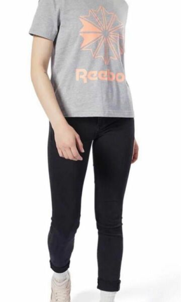 Reebokリーボック クラシックス ビッグ ロゴ グラフィック Tシャツ M カットソー クルーネック