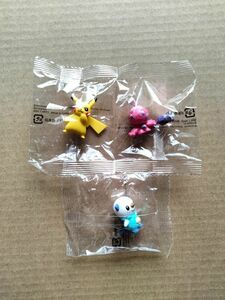 ポケモンゲットコレクションズ 3点セット カヌチャン ミジュマル ピカチュウ 大発見だ テラパゴス ポケモン ポケットモンスター 