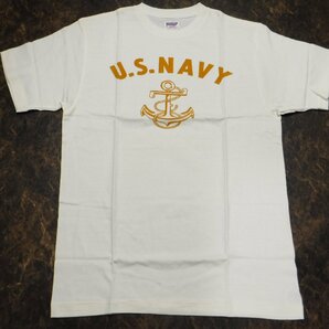 TT367 ウエアハウス × ダブルワークス 新品 U.S.NAVY 海軍 ミリタリープリント 半袖Tシャツ M(38-40) 日本製 DUBBLEWORKSの画像1