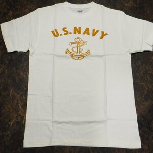 TT367 ウエアハウス × ダブルワークス 新品 U.S.NAVY 海軍 ミリタリープリント 半袖Tシャツ M(38-40) 日本製 DUBBLEWORKS