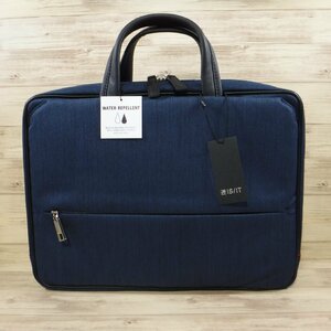 BB74izito regular price 25300 jpy new goods 2WAY business bag one shoulder bag water-repellent light weight ru shell navy blue A4 size body bag IS/IT 962502