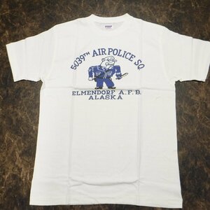 TT439 ウエアハウス × ダブルワークス 新品 AIR ポリスマンプリント 半袖Tシャツ M(38-40) 日本製 DUBBLEWORKS WAREHOUSE