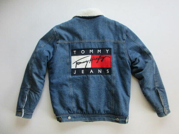 TOMMY JEANS トミージーンズデニムボアジャケットL