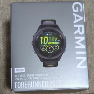 【新品未開封】GARMIN　スマートウォッチ Forerunner 265S Black(Suica対応) 