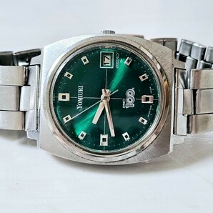 1円スタート☆SEIKO セイコーアクタス YOMIURI 読売創刊100年 限定モデル【7005-7001】AT 紳士用機械式腕時計 昭和49年新品購入品 付属品有の画像2